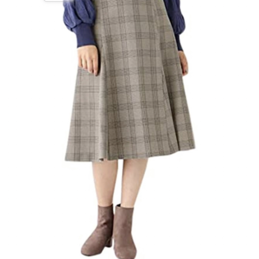 INDEX(インデックス)のタグ付未着用/可愛い♡index LANATEC フレアスカート　サイズM レディースのスカート(ひざ丈スカート)の商品写真
