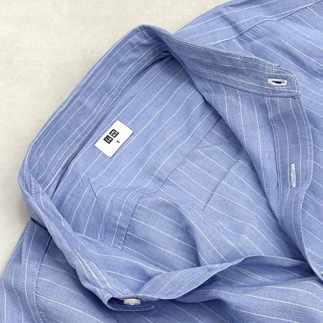 UNIQLO(ユニクロ)の【UNIQLO】メンズ S  Yシャツ ストライプ コットン オフィスカジュアル メンズのトップス(シャツ)の商品写真
