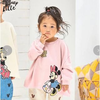 シマムラ(しまむら)の新品　しまむら　LITTC  ミニー　トレーナー　110cm(Tシャツ/カットソー)