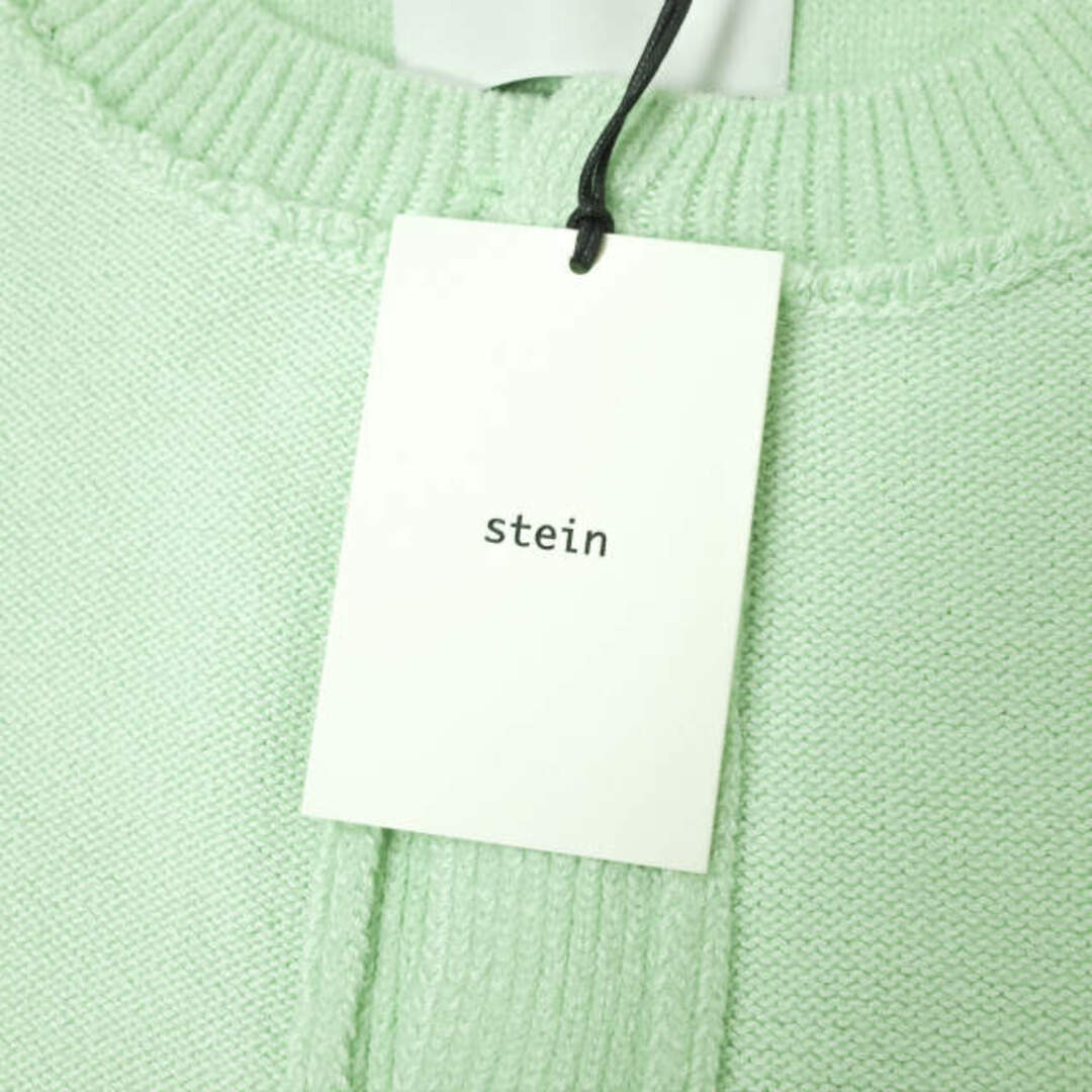 stein シュタイン 22SS 日本製 MOLE YARN INSIDEOUT CARDIGAN インサイドアウト クルーネックカーディガン ST.377 S MINT ニット トップス【新古品】【stein】