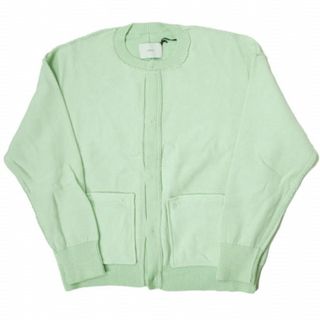 シュタイン(stein)のstein シュタイン 22SS 日本製 MOLE YARN INSIDEOUT CARDIGAN インサイドアウト クルーネックカーディガン ST.377 S MINT ニット トップス【新古品】【中古】【stein】(カーディガン)