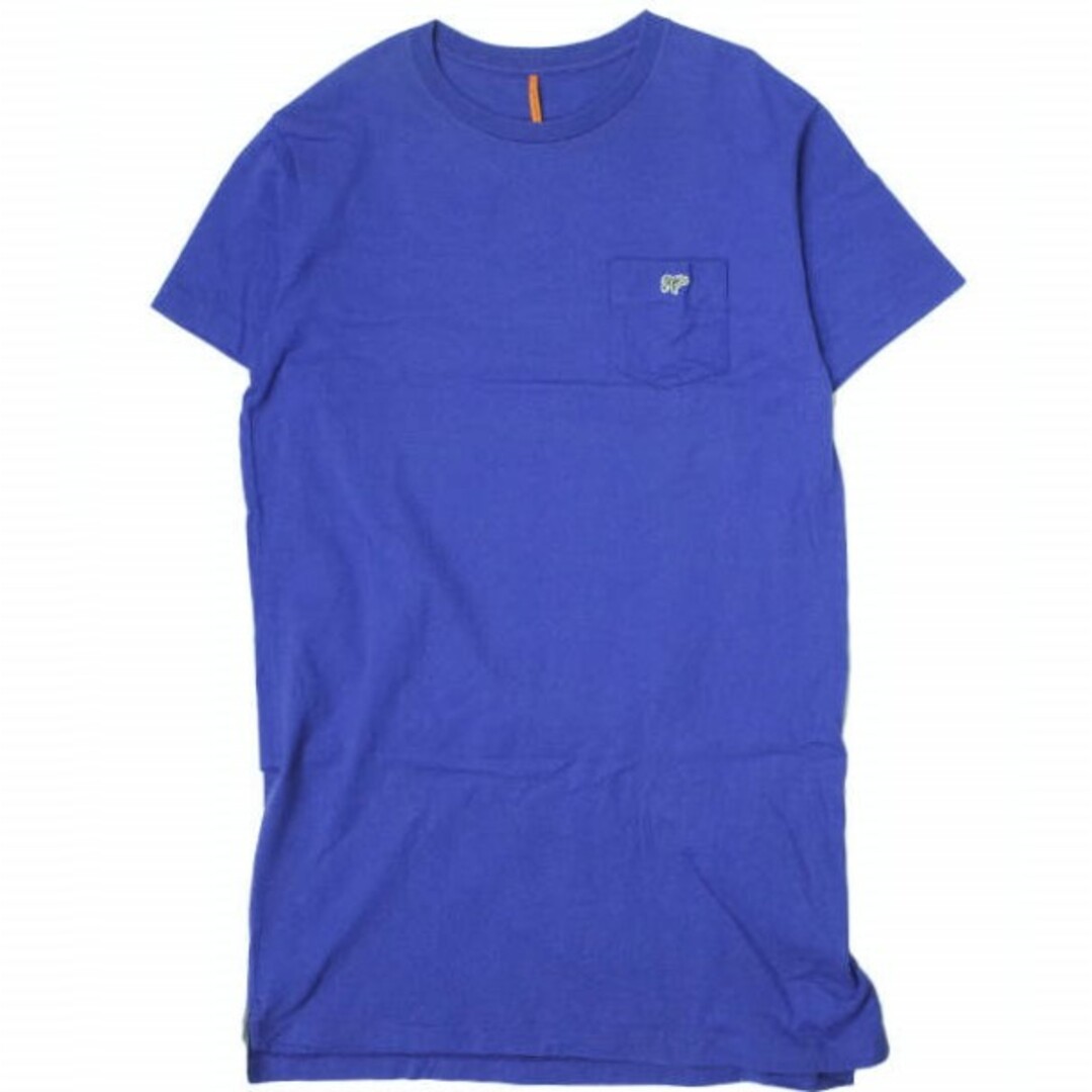 SCYE BASICS サイベーシックス 日本製 ポケットTシャツワンピース 5215-21962 38 ブルー 半袖 トップス【中古】【SCYE  BASICS】 | フリマアプリ ラクマ