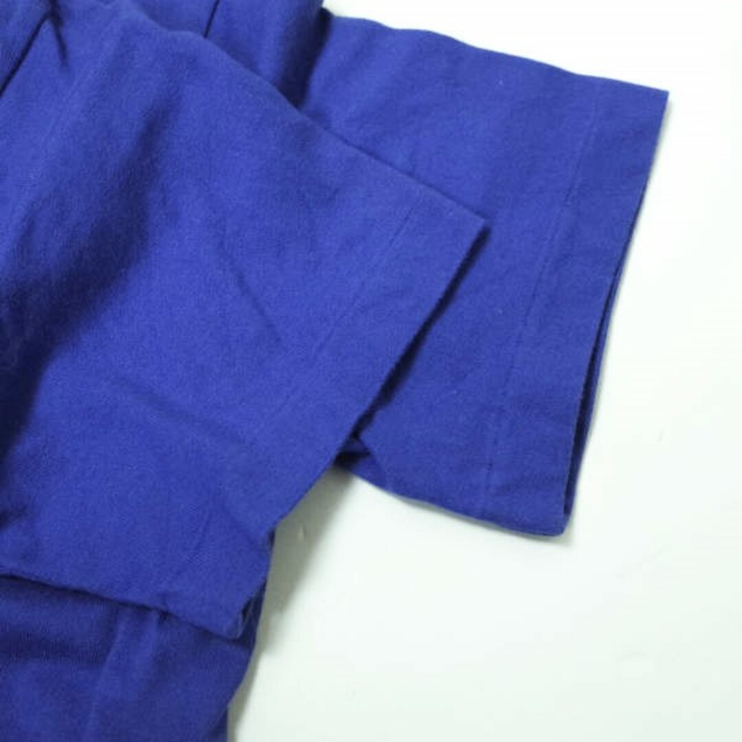 SCYE BASICS サイベーシックス 日本製 ポケットTシャツワンピース 5215-21962 38 ブルー 半袖 トップス【中古】【SCYE  BASICS】