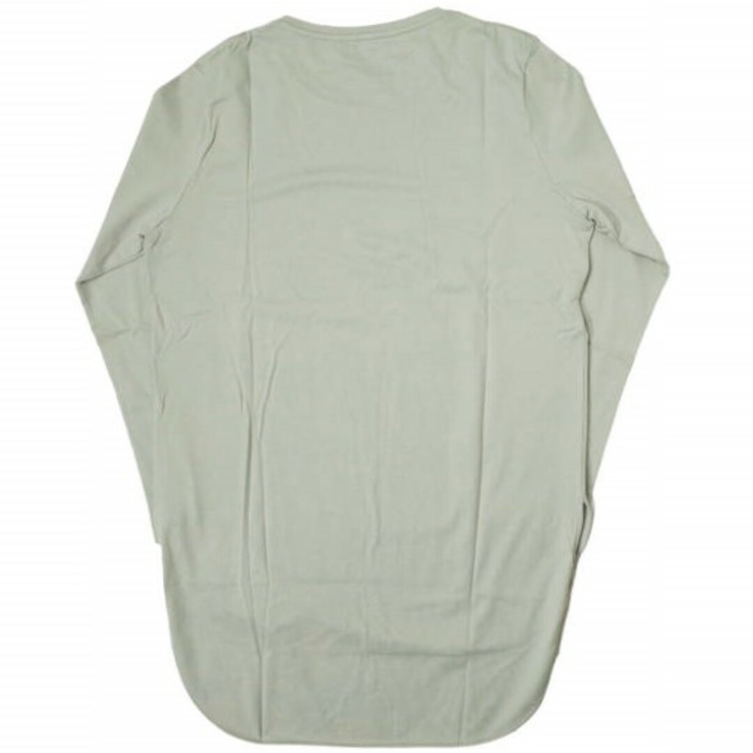 ATON エイトン 日本製 SUVIN 60/2 ROUND HEM LONG SLEEVE T-SHIRT ラウンドヘムロングスリーブTシャツ KKAGNM0802 02(M) GRAY 長袖 クルーネック トップス【新古品】【ATON】 1