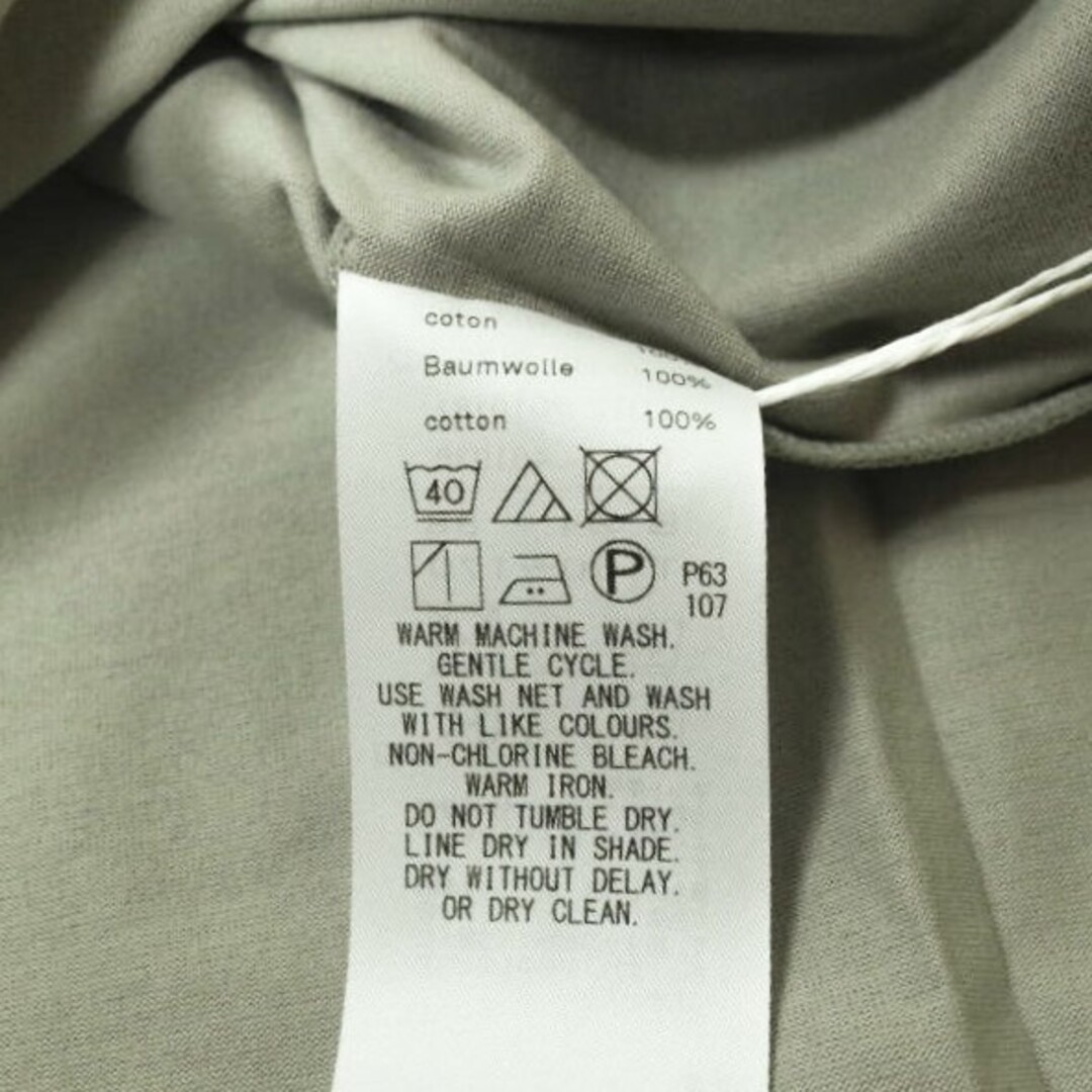 ATON - ATON エイトン 日本製 SUVIN 60/2 ROUND HEM LONG SLEEVE T