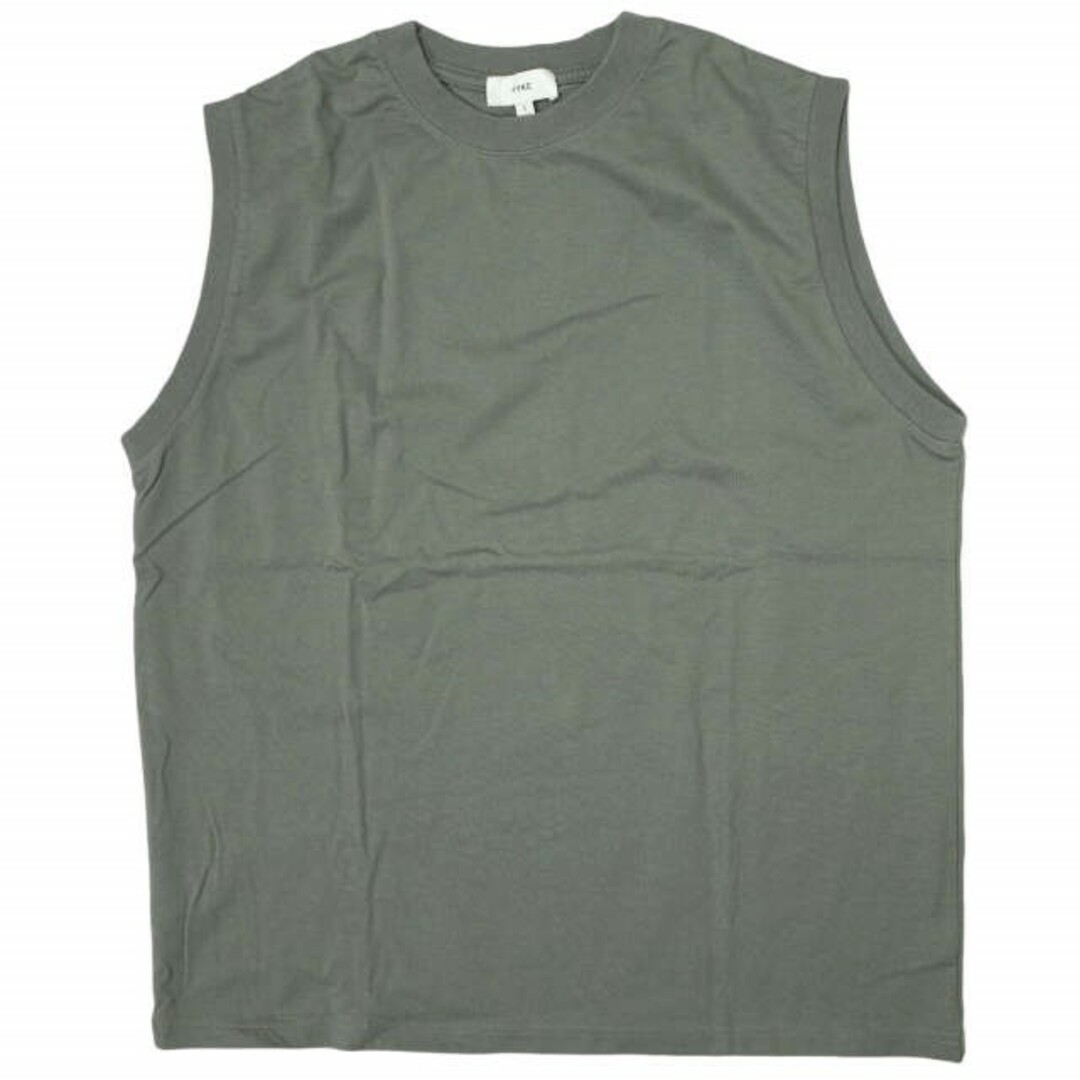 HYKE ハイク 22SS 日本製 SLEEVELESS TEE/BIG FIT スリーブレスビッグTシャツ 221-12292 1 GRAY ノースリーブ オーバーサイズ プルオーバー トップス【新古品】【HYKE】