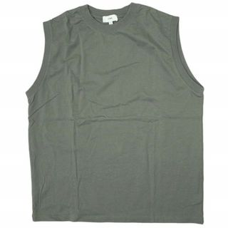 ハイク(HYKE)のHYKE ハイク 22SS 日本製 SLEEVELESS TEE/BIG FIT スリーブレスビッグTシャツ 221-12292 1 GRAY ノースリーブ オーバーサイズ プルオーバー トップス【新古品】【中古】【HYKE】(Tシャツ(半袖/袖なし))