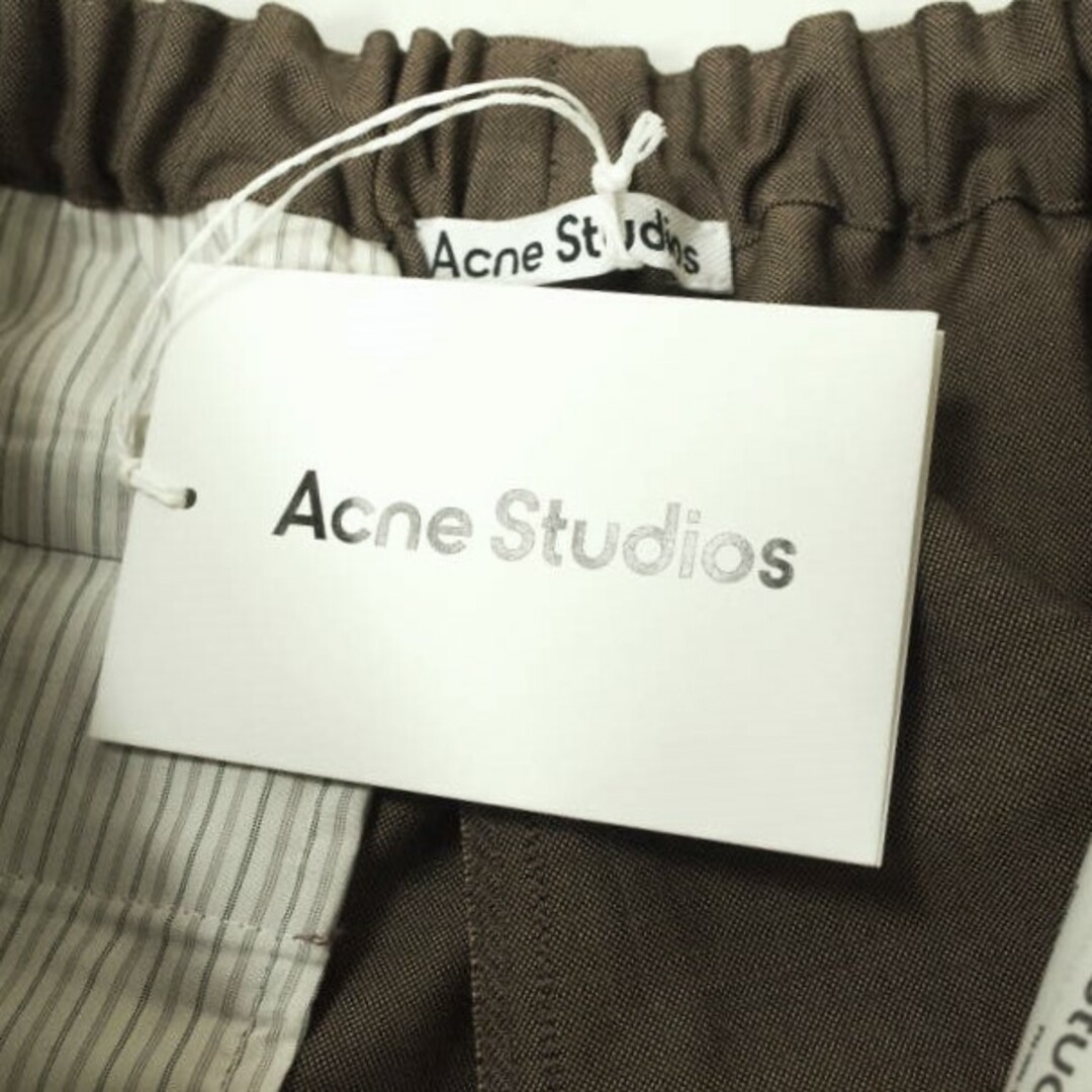 Acne Studios アクネストゥディオズ Tailored Trousers サマーウール テーラードトラウザーズ  FN-WN-TROU000774 34 BROWN パンツ イージー ボトムス【新古品】【中古】【Acne Studios】