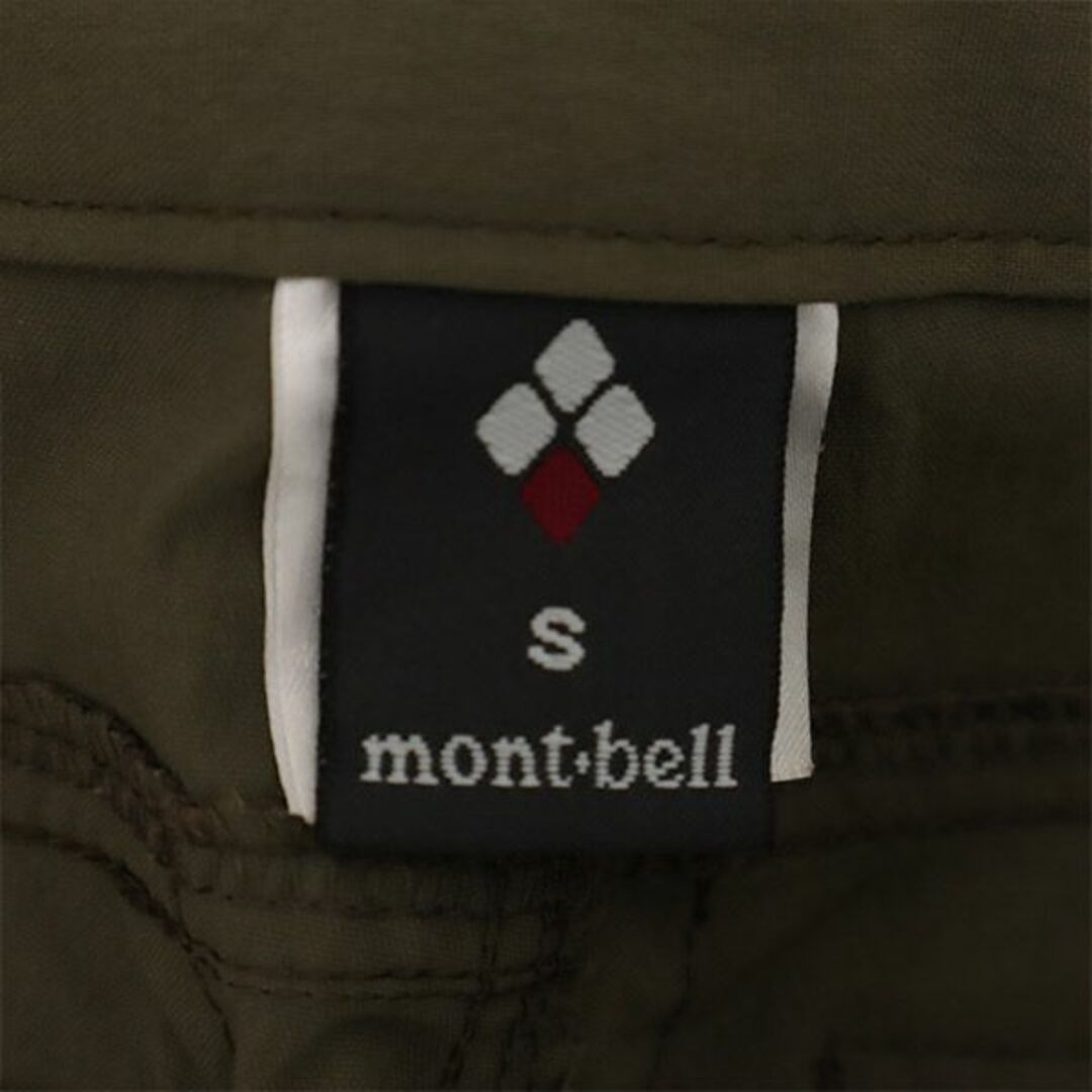 mont bell(モンベル)のモンベル 刺繍 クライミング ショートパンツ S カーキ mont-bell アウトドア ストレッチ カーゴショーツ ロゴ レディース 【中古】  【230901】 レディースのパンツ(ショートパンツ)の商品写真