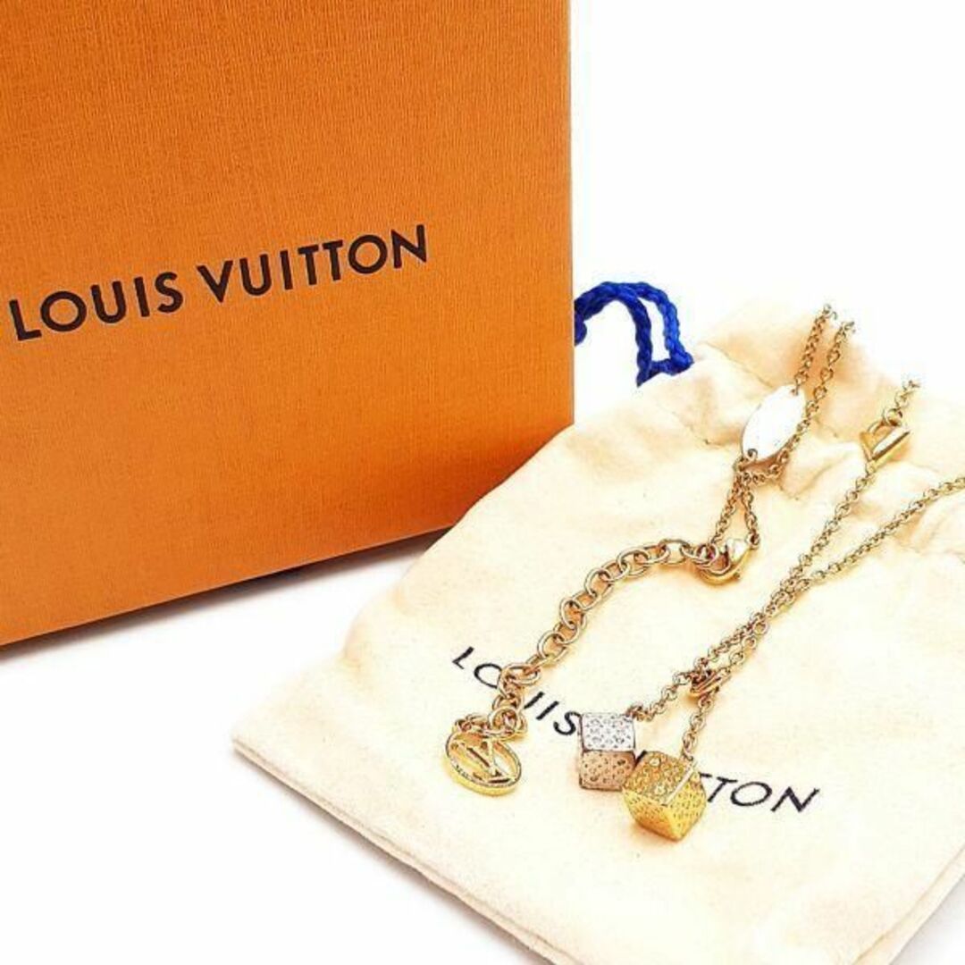 ルイヴィトン LOUIS VUITTON ネックレス ペンダント ラッキーグラム-