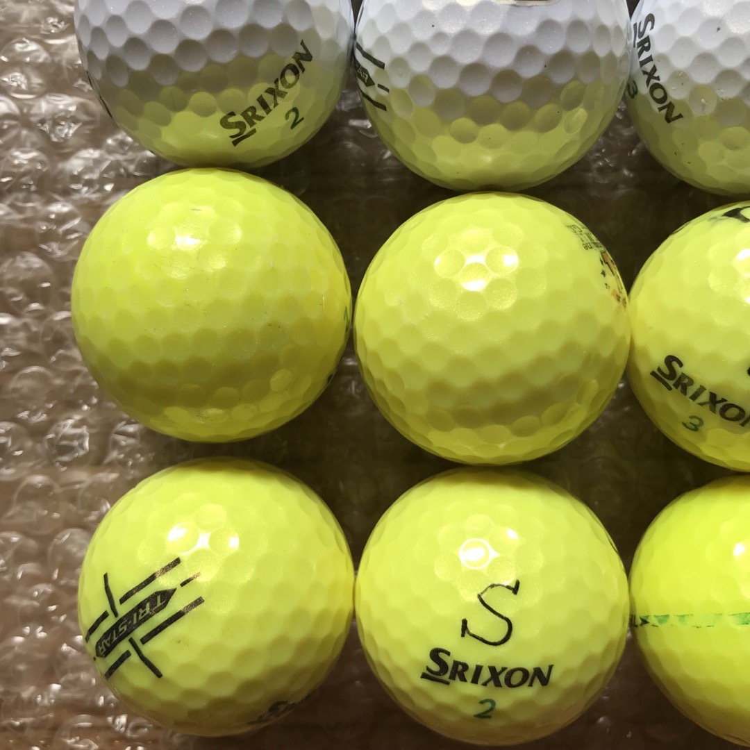 Srixon(スリクソン)の★ロストボール ☆SRIXON (Tri-Star)20個 スポーツ/アウトドアのゴルフ(その他)の商品写真