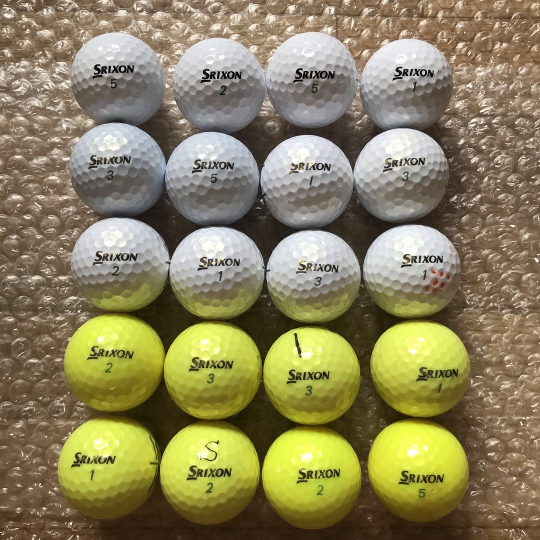 Srixon(スリクソン)の★ロストボール ☆SRIXON (Tri-Star)20個 スポーツ/アウトドアのゴルフ(その他)の商品写真