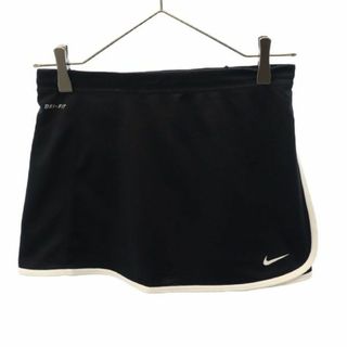 ナイキ(NIKE)のナイキ ロゴプリント テニス スコート S ブラック NIKE スポーツ トレーニング レディース 【中古】  【230901】 メール便可(ウェア)