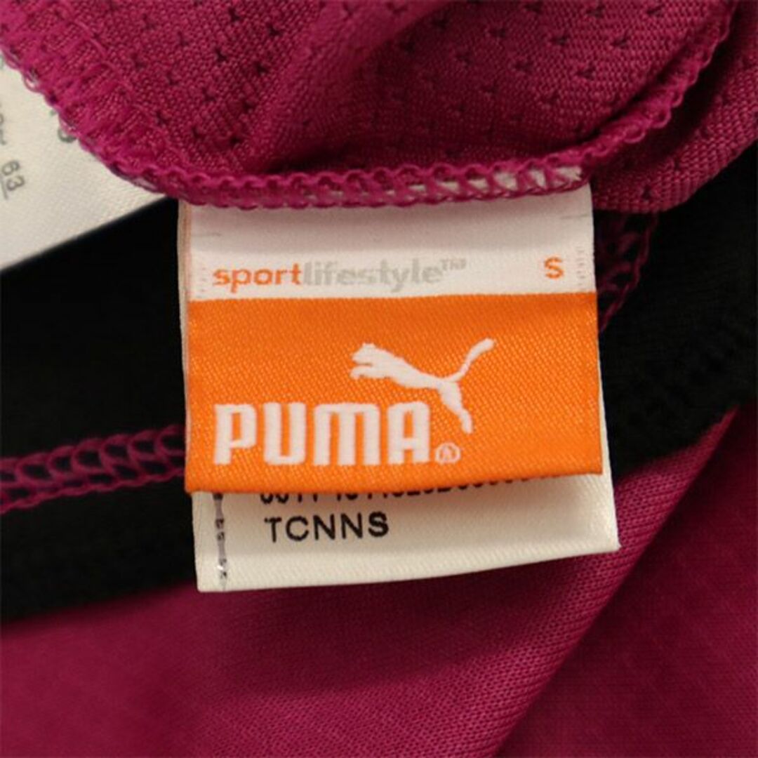 PUMA(プーマ)のプーマ ロゴプリント スポーツ ミニスカート  S ピンク PUMA 卓球 テニス バドミントン スコート ロゴプリント レディース 【中古】  【230901】 メール便可 スポーツ/アウトドアのランニング(ウェア)の商品写真