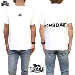ロンズデール(LONSDALE)の新品 正規 ＸＬ ロンズデール LONSDALE 刺繍 バックプリント Tシャツ(Tシャツ/カットソー(半袖/袖なし))