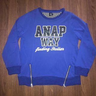 アナップ(ANAP)のANAP WAY  160サイズ丈長めトレーナー(Tシャツ/カットソー)