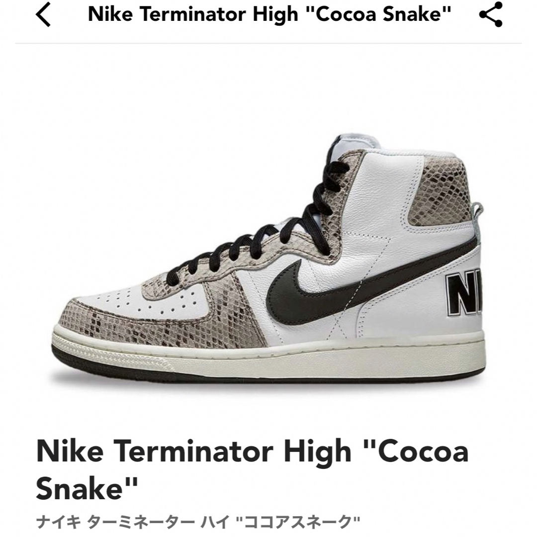 Nike Terminator High Cocoa Snake