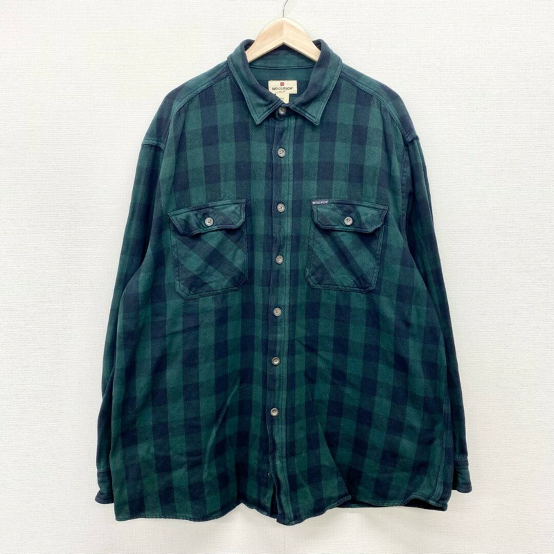【E20】Wool rich ウールリッチ　USA製　ビッグサイズ　ネルシャツ