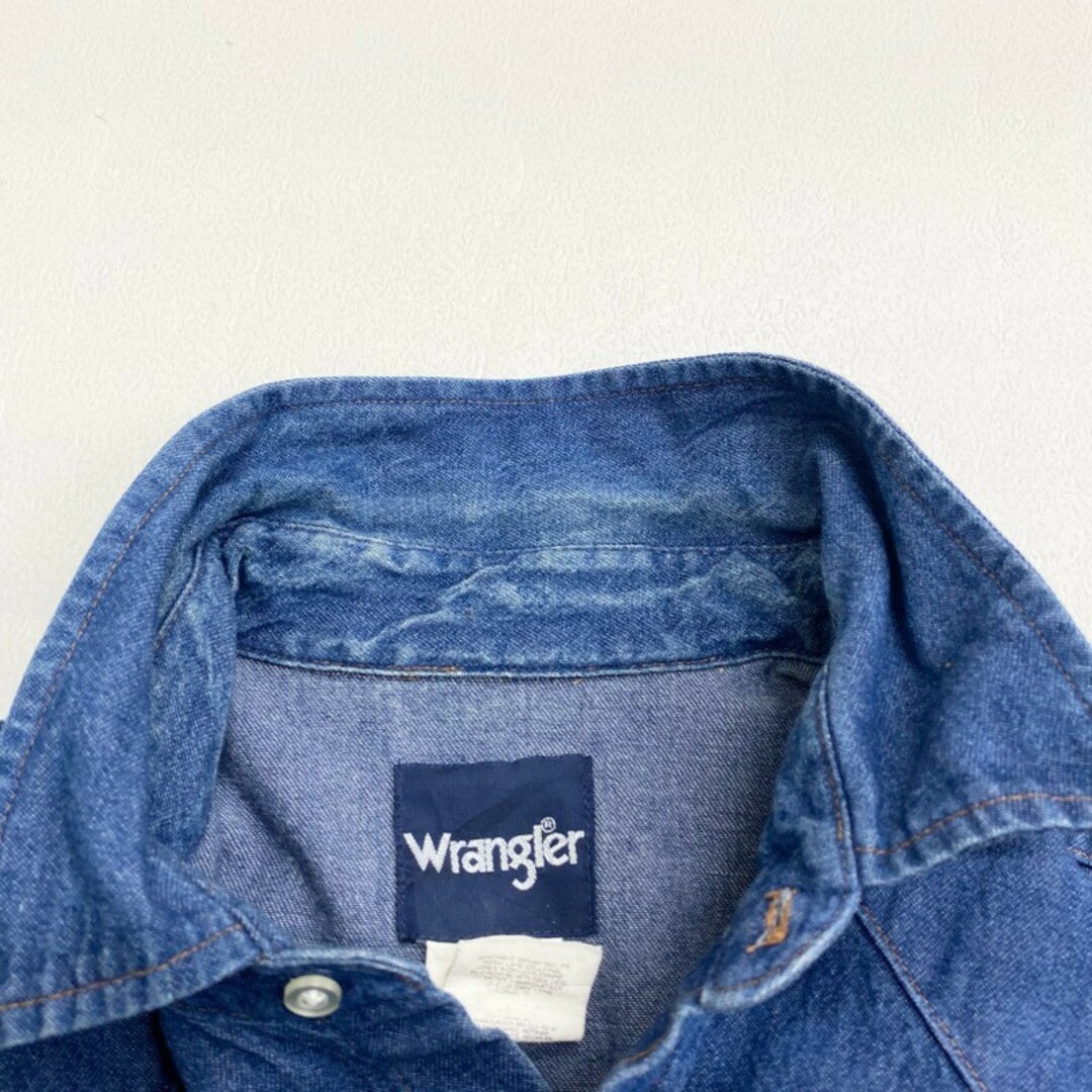 wrangler (L) キルティングウエスタンシャツ(光沢有り)