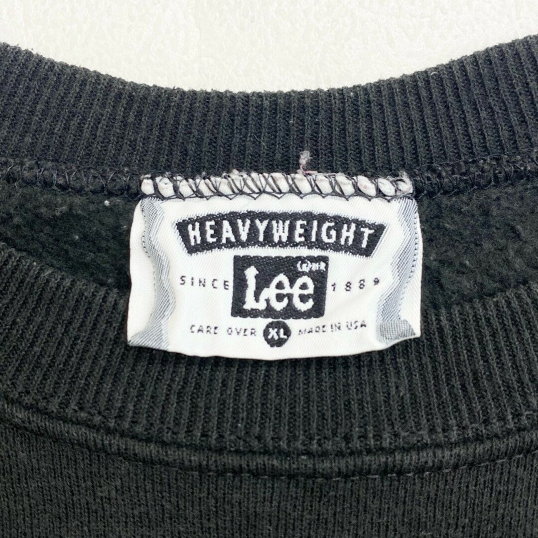 90's US USA製 リー Lee スウェット シャツ トレーナー 1994 HIGH SCHOOL PLAY OFF ハイスクール プリント サイズ：メンズ XL ビッグサイズ ブラック 2