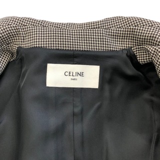 celine - 【ネット限定】セリーヌ CELINE ステンカラーコート 千鳥格子 ...