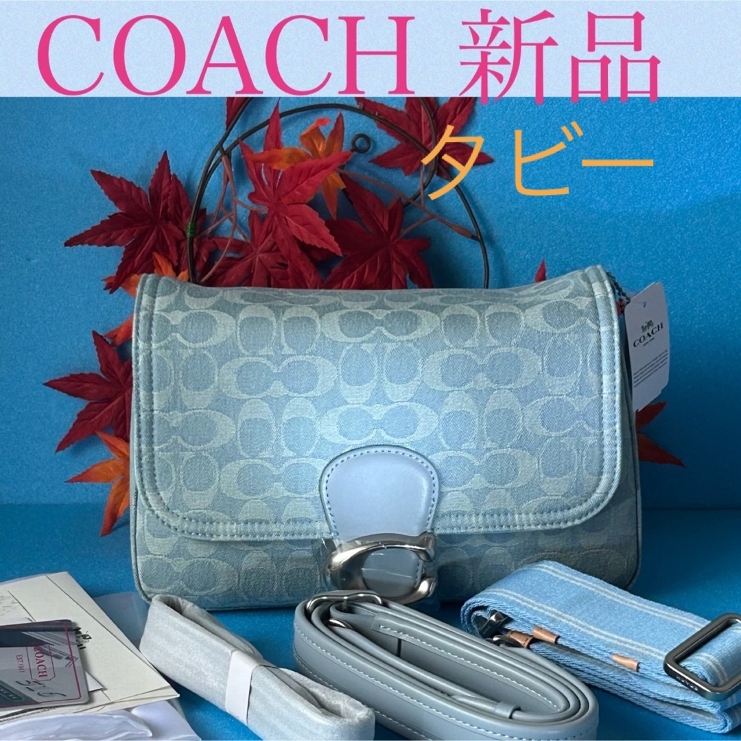 COACH 新品ショルダーバッグタビーニシ出品新品コーチ