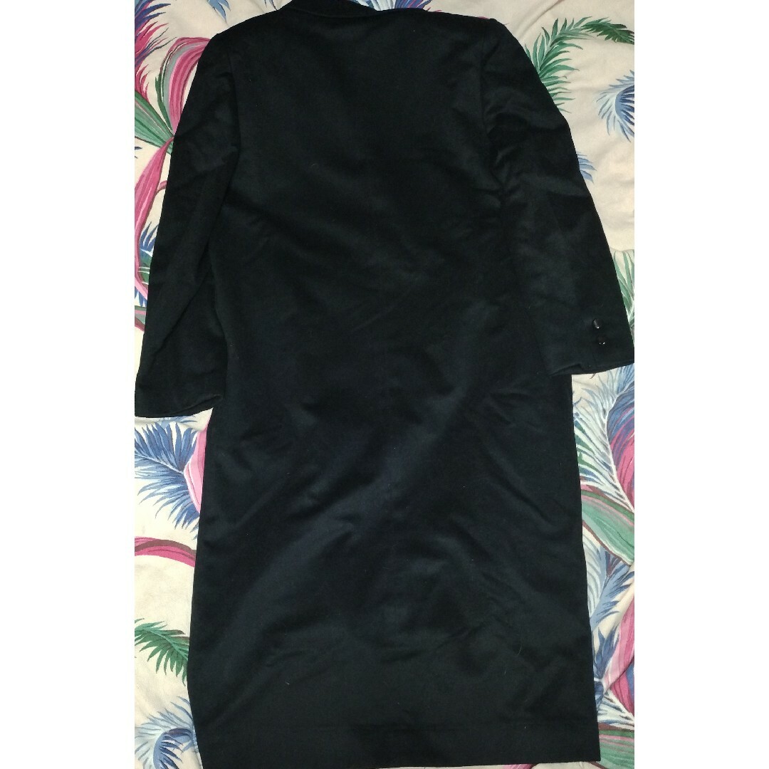 極美品♥カシミヤ100%♥チェスターコート♥ブラック♥ロング♥黒