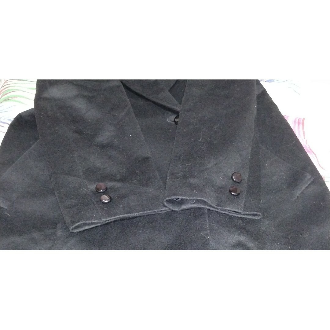 極美品♥カシミヤ100%♥チェスターコート♥ブラック♥ロング♥黒