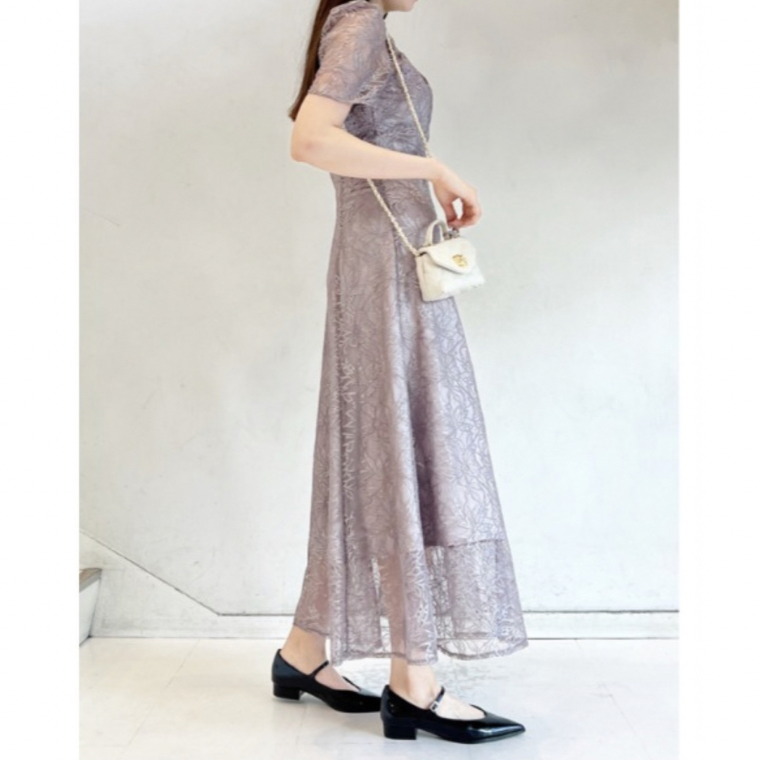 SNIDEL   シャイニーレースドレス snidelの通販 by mikami's shop