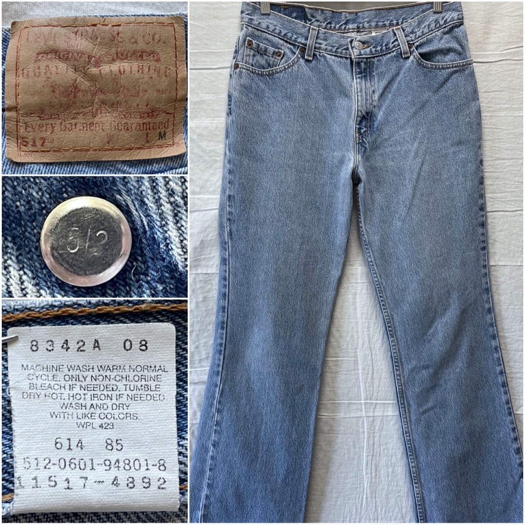 90's USA製 Levi's 517 リーバイス ブーツカット 赤文字