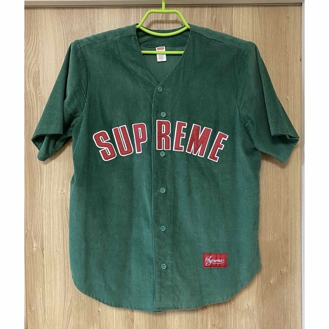 supreme  corduroy baseball jersey Mサイズ