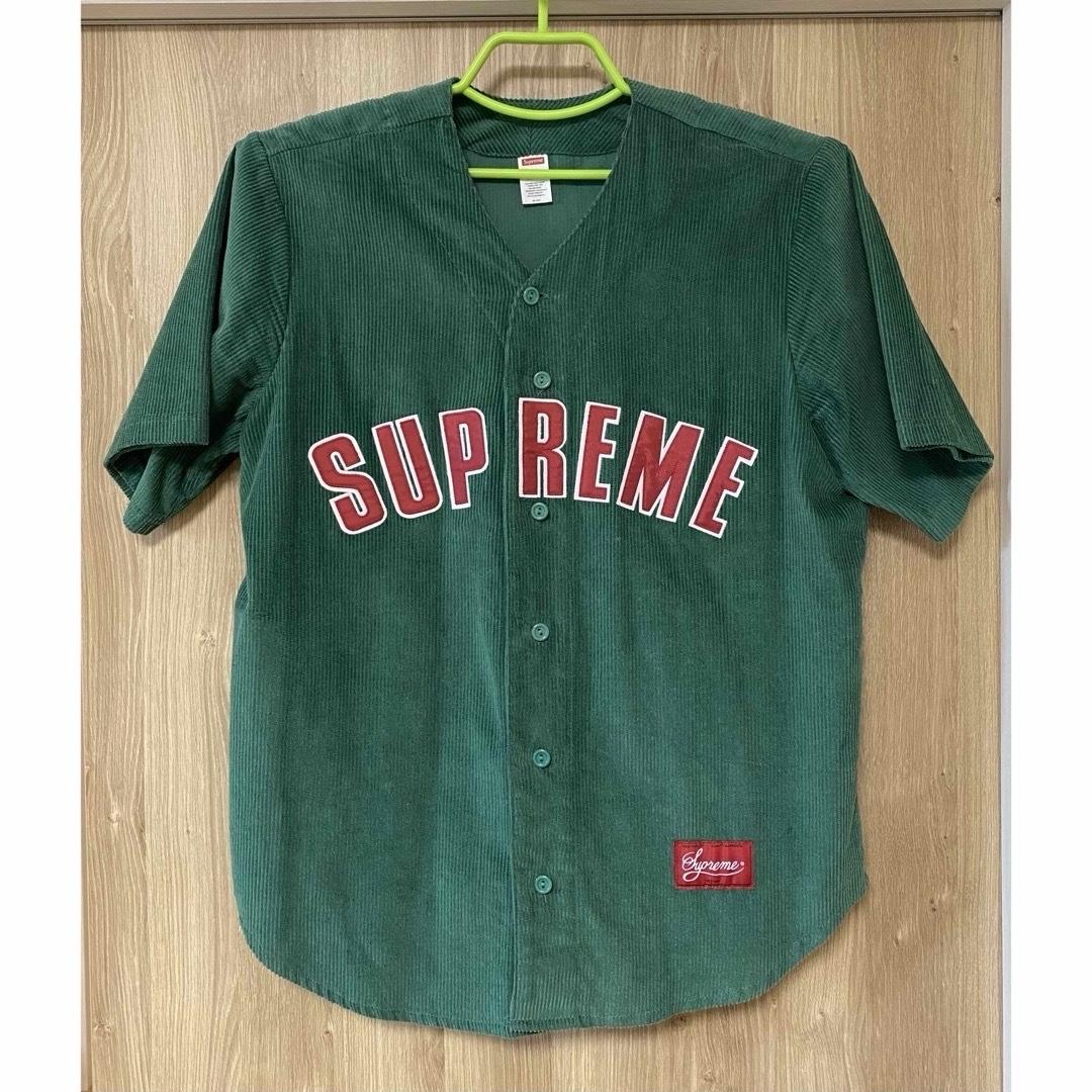 【付属品あり】SUPREME Corduroy Baseball Jersey