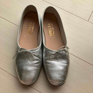 レペット(repetto)のSPELTA シルバー 38.5 (バレエシューズ)