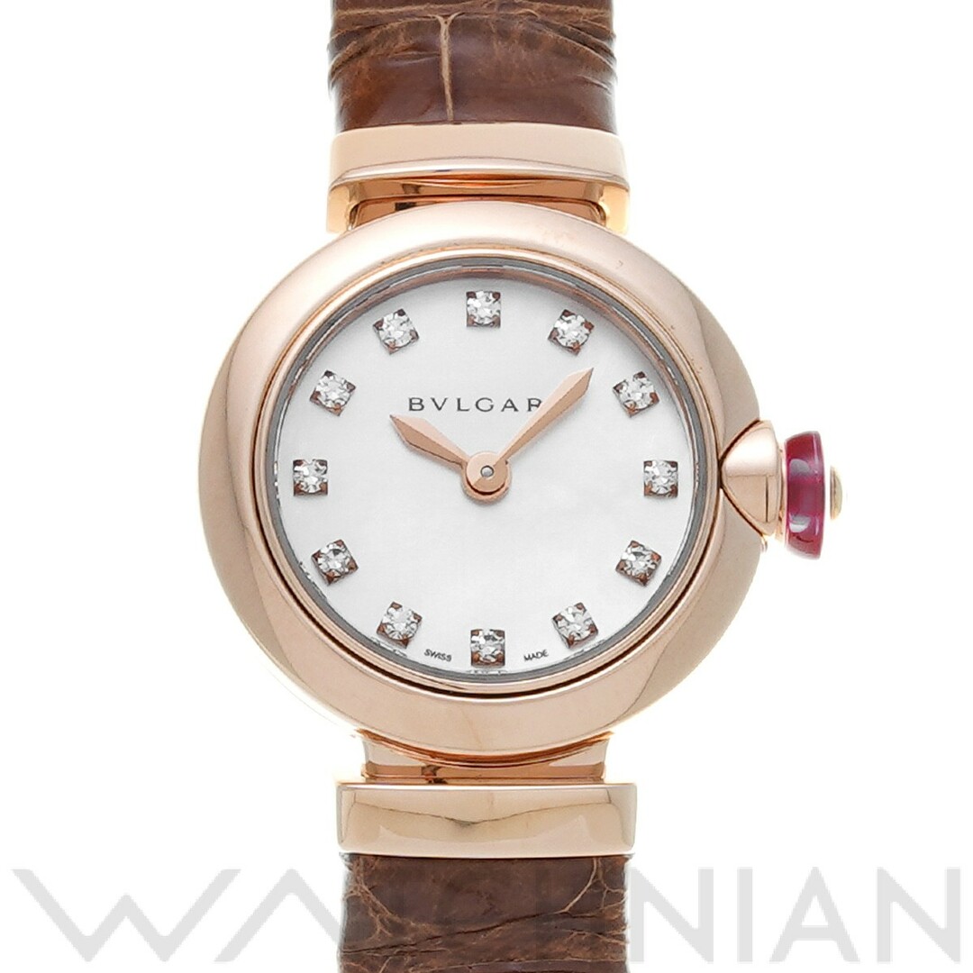 ブルガリ BVLGARI LUP23WGL/12 ホワイトシェル /ダイヤモンド