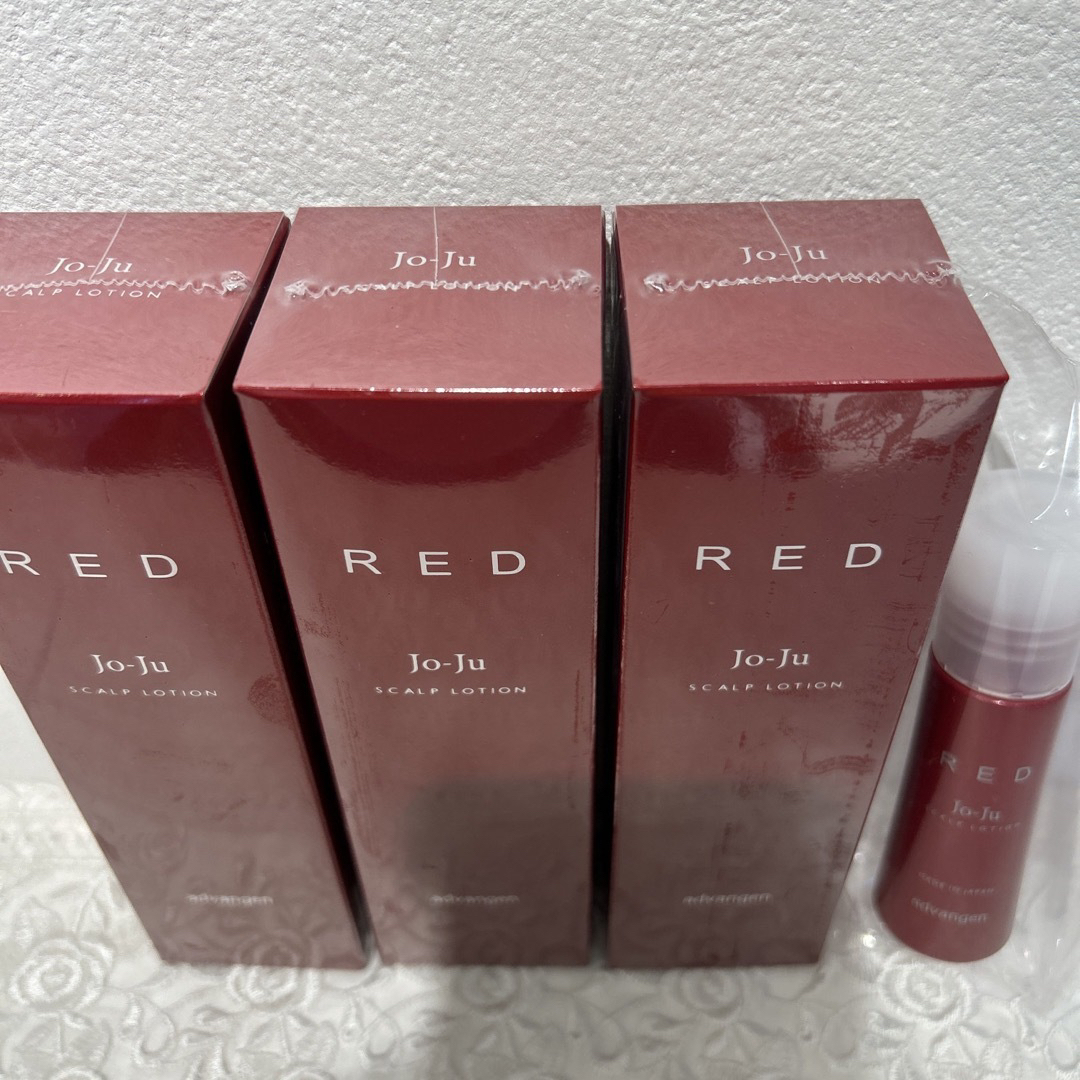 Jo-Ju RED スカルプローション 120ml ✖️3本➕ミニ30mlセット コスメ/美容のヘアケア/スタイリング(その他)の商品写真