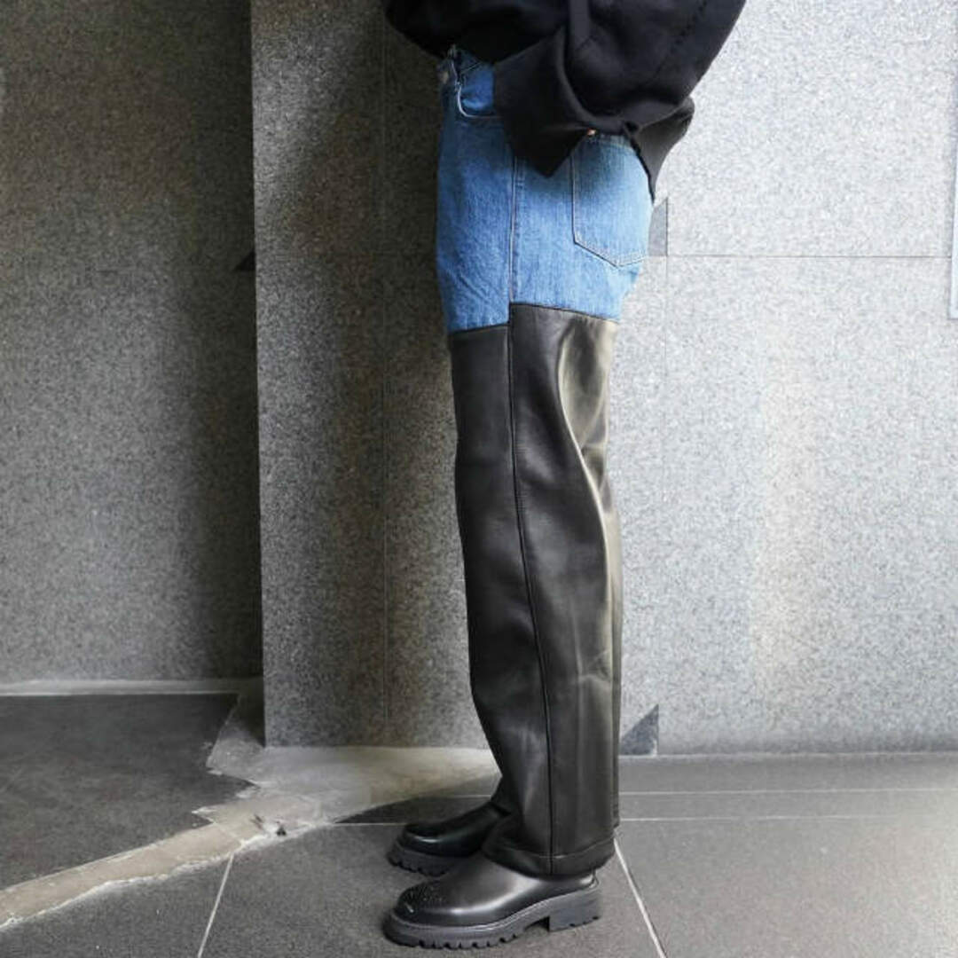 stein - stein シュタイン 22SS 日本製 Leather Combination Denim