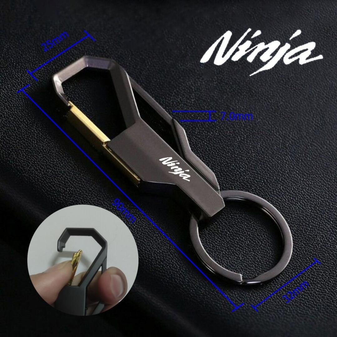 カワサキ Ninja(ニンジャ) キーホルダー キーストラップ キーリング カワサキ Ninja(ニンジャ) キーホルダー キーストラップ キーリング