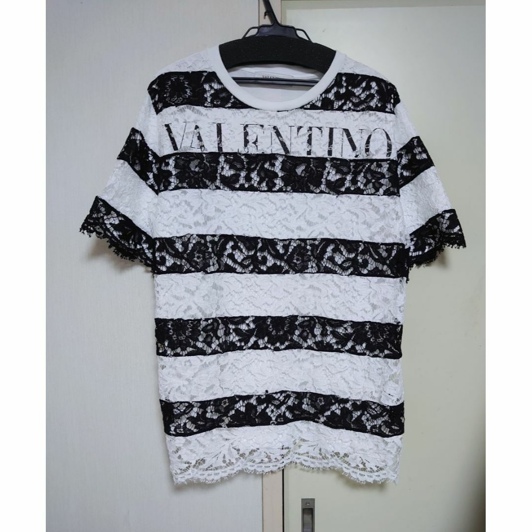 VALENTINO ヘビーレース ロゴTシャツ | www.innoveering.net