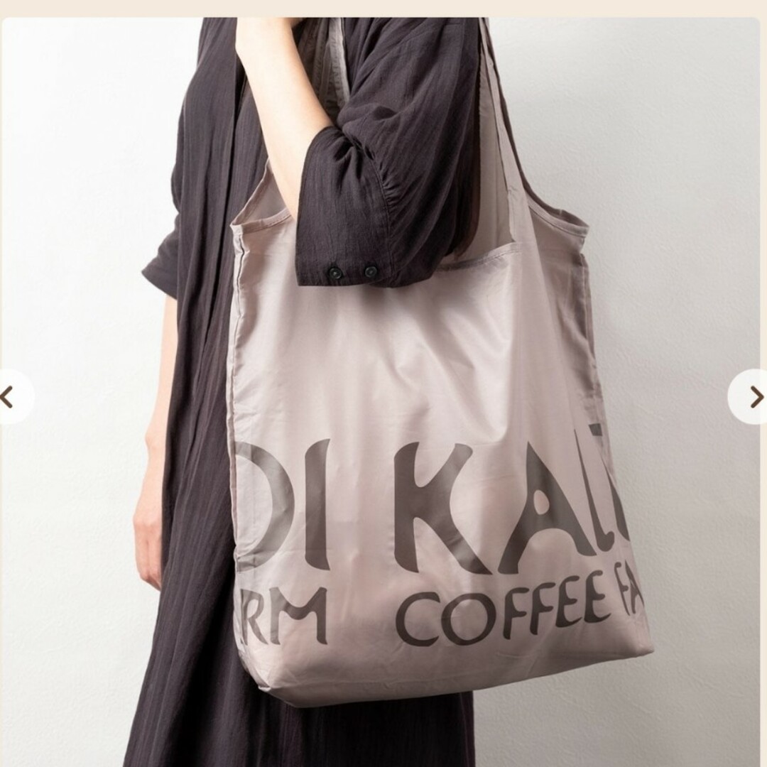 KALDI(カルディ)の新作・新品☆　KALDl  オリジナルエコバッグ　グレー レディースのバッグ(エコバッグ)の商品写真