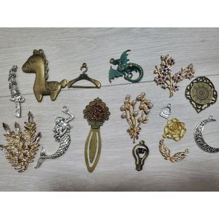 展示だけ 販売済 チャーム セット パーツ マーメイド コラージュ
