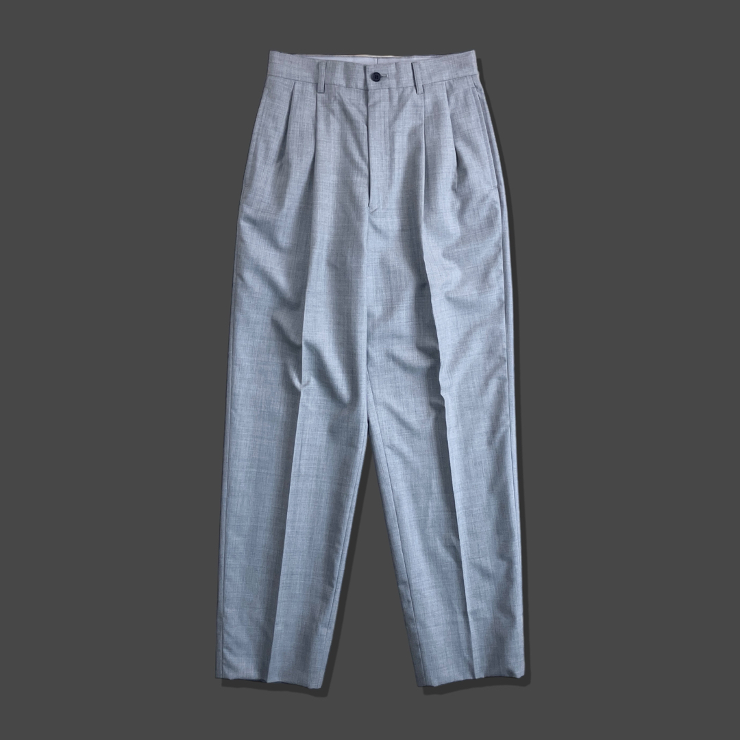 90s Yohji Yamamoto ヨウジヤマモト ツータックスラックス - スラックス