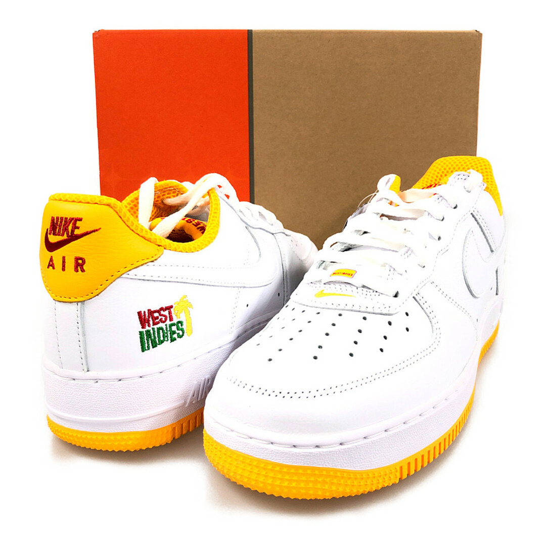 NIKE(ナイキ)のNIKE ナイキ 品番 DX1156-101 AIR FORCE 1 LOW RETRO QS エアフォース シューズ 白×イエロー サイズUS8.5=26.5cm 正規品 / 31785 メンズの靴/シューズ(スニーカー)の商品写真