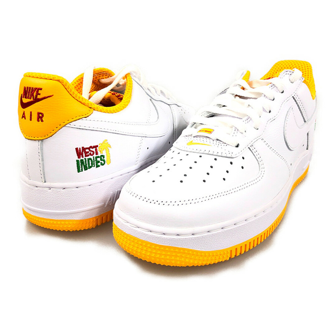 NIKE(ナイキ)のNIKE ナイキ 品番 DX1156-101 AIR FORCE 1 LOW RETRO QS エアフォース シューズ 白×イエロー サイズUS8.5=26.5cm 正規品 / 31785 メンズの靴/シューズ(スニーカー)の商品写真