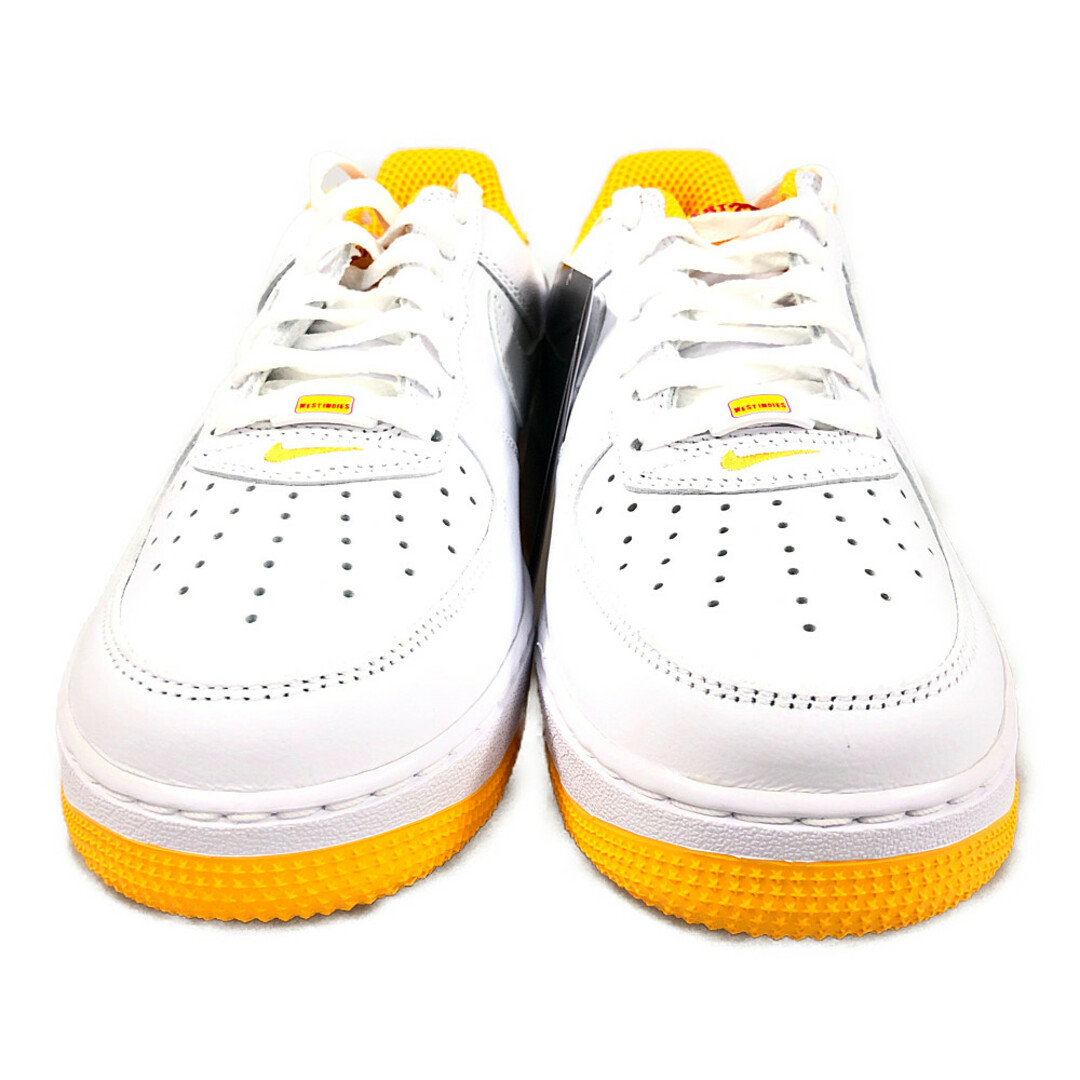 NIKE(ナイキ)のNIKE ナイキ 品番 DX1156-101 AIR FORCE 1 LOW RETRO QS エアフォース シューズ 白×イエロー サイズUS8.5=26.5cm 正規品 / 31785 メンズの靴/シューズ(スニーカー)の商品写真