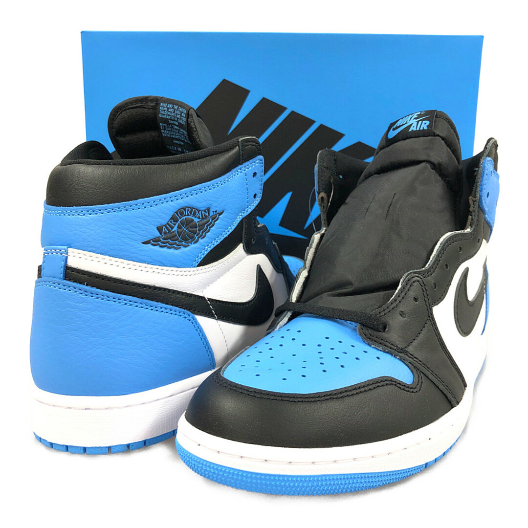 295cmカラーNIKE ナイキ AIR JORDAN 黒 青 black royal blue