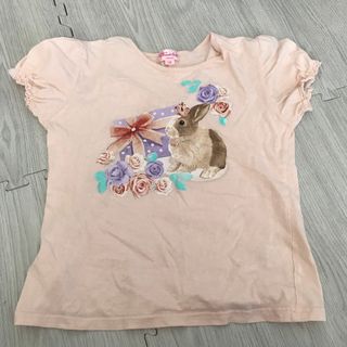 マザウェイズ(motherways)のマザウェイズ　半袖　Tシャツ　150 キッズ  女の子 ウサギ(Tシャツ/カットソー)