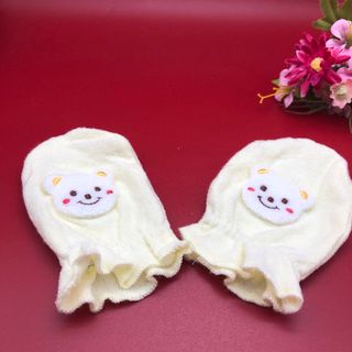 ベビー　ミトン  手袋　くまさん(手袋)