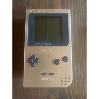 ゲームボーイライト　ゴールド  極備品　ソフト付