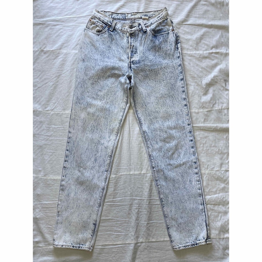 80' USA製 Levi's 501 13号 ケミカルウォッシュ ハイウェスト