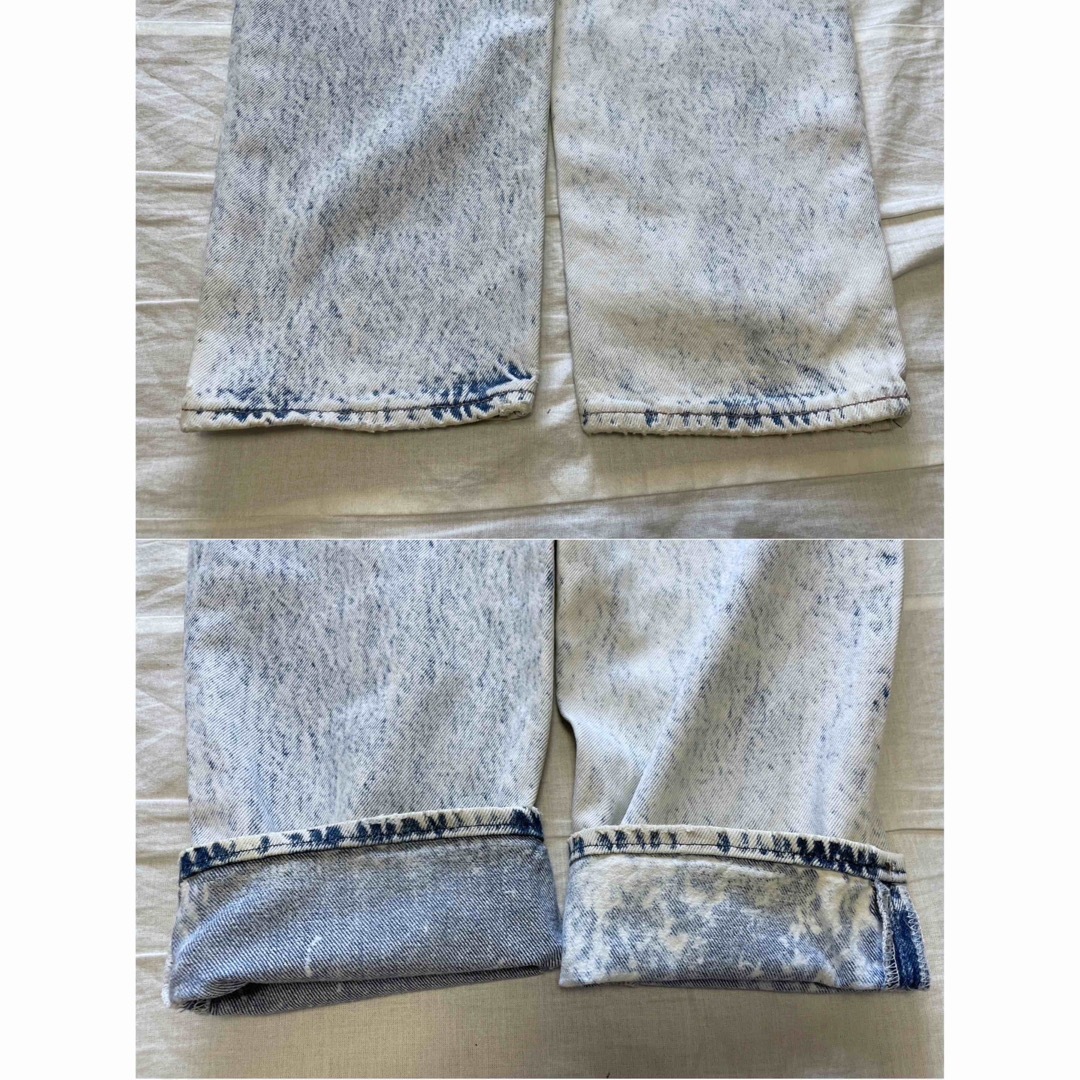 80' USA製 Levi's 501 13号 ケミカルウォッシュ ハイウェスト